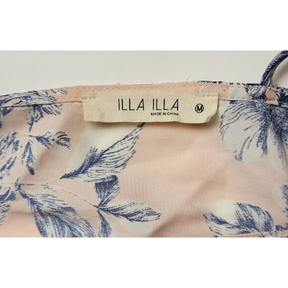 Illa Illa Sleeveless Floral Romper Shorts Size Medium - Picture 3 of 4